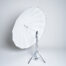 Extra large 180cm white/black umbrella