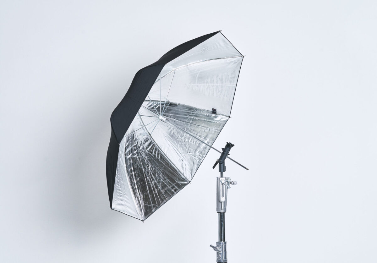 Umbrella 120cm standard silver/black