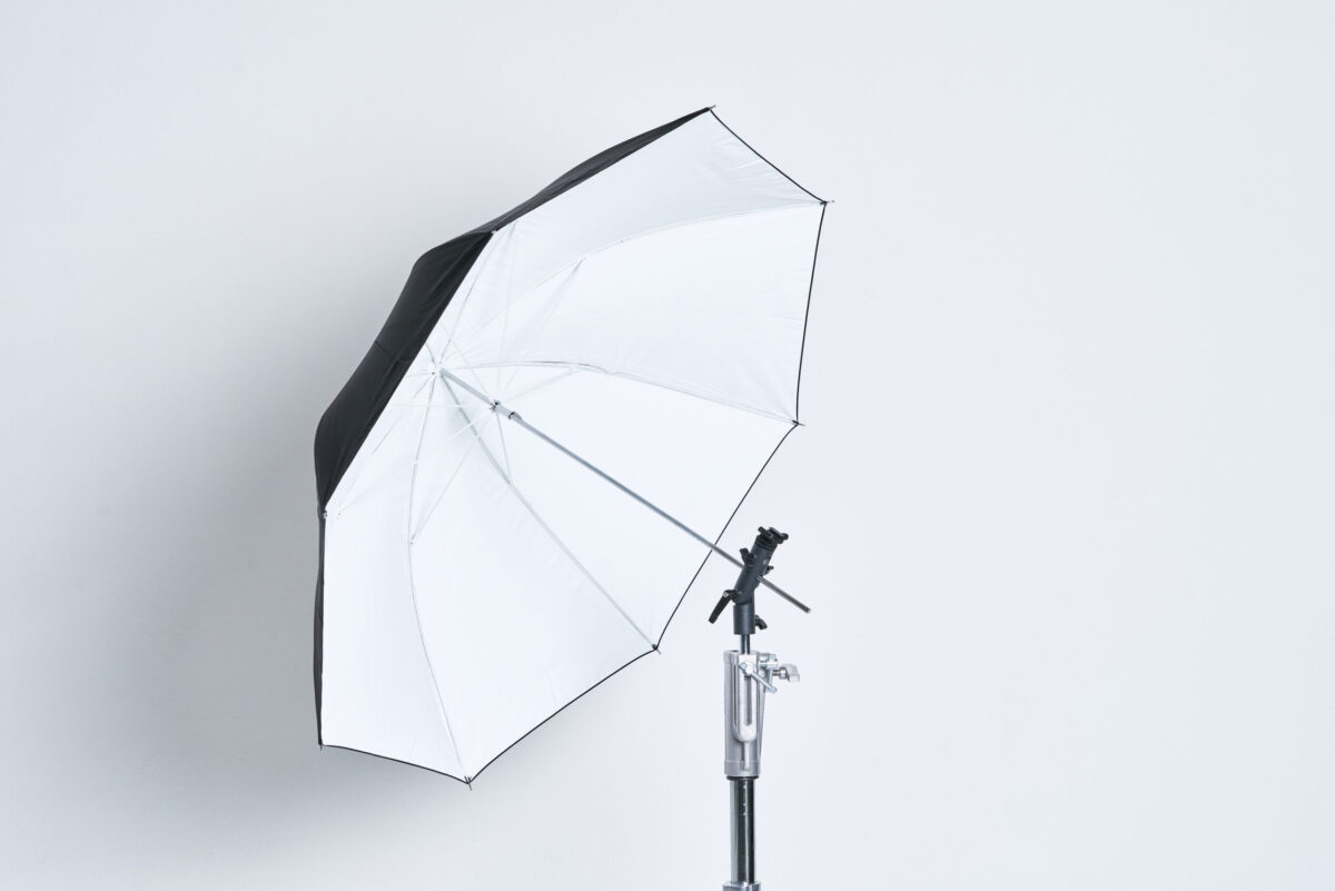 Umbrella 120cm standard white/black