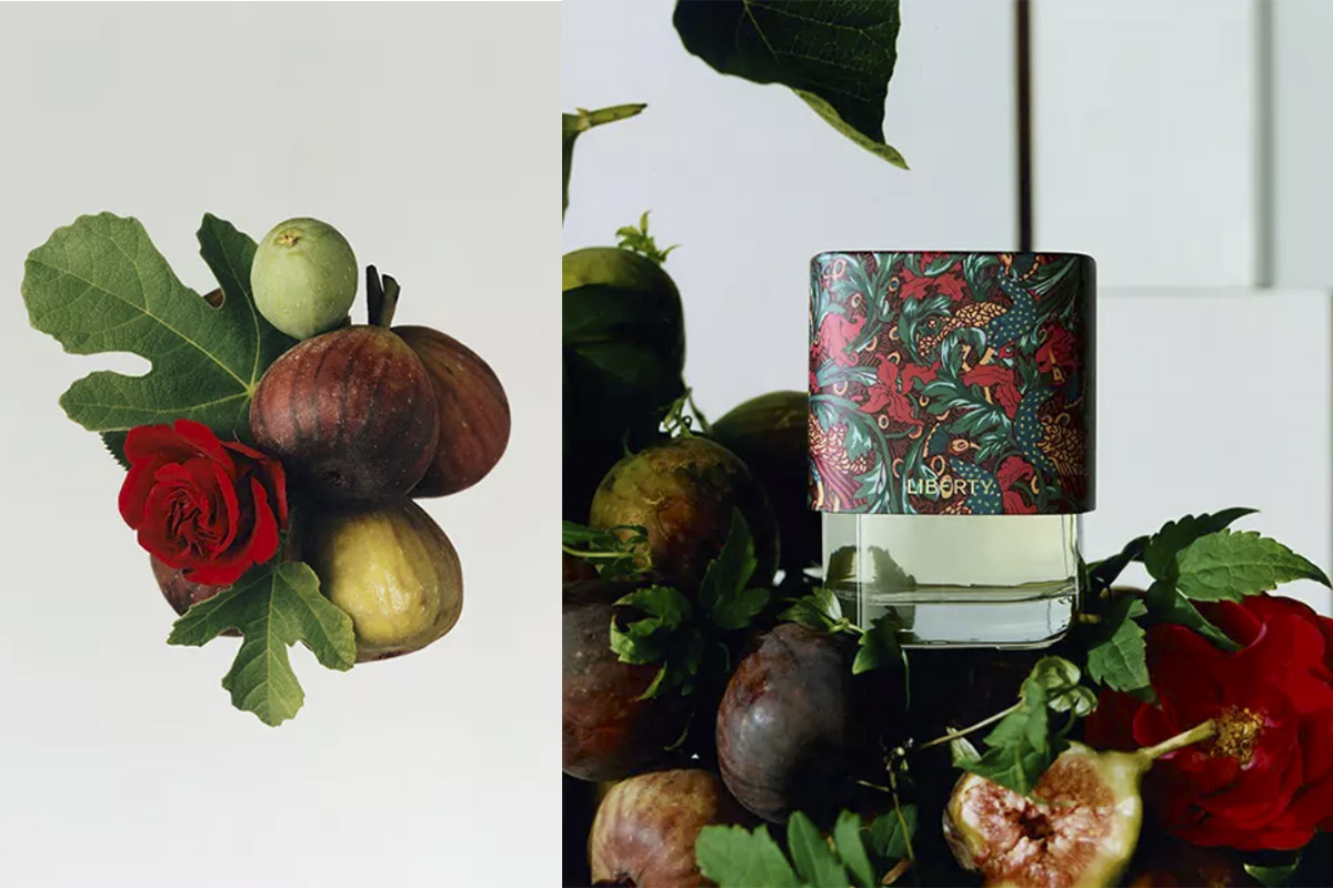 A curated collage featuring Liberty LBTY Fragrance, Zephirine Eau de Parfum