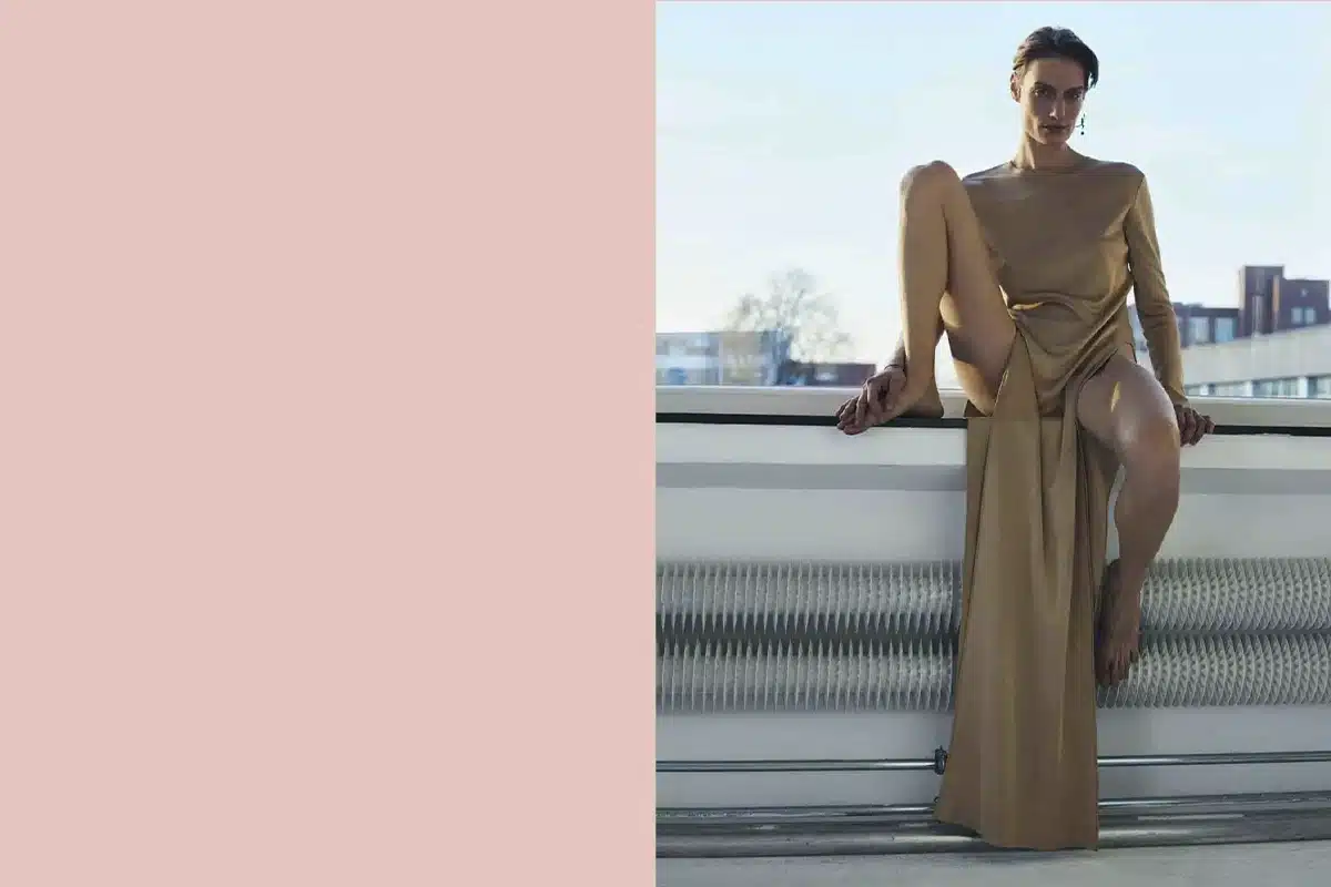 3. Veronika Kunz photographed with natural light at raw studios. Berlin for 10 Magazine Issue 76